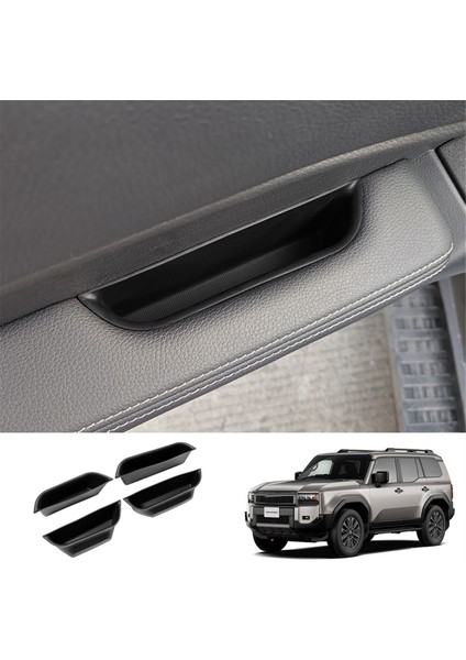 Toyota Prado LC250 2023 Otomobil Iç Aksesuarları Için Araba Kapısı Kol Masarısı Depolama Kutusu Organizatör Saklama Kutusu (Yurt Dışından) indirimleri