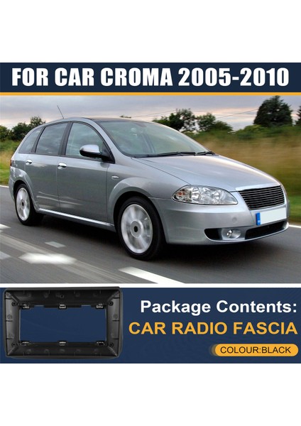 9 Inç Araba Fasya Çerçeve Adaptörü Kanbus Kutusu Android Radyo Dash Takım Paneli Kiti Fiat Croma 2005-2010 (Yurt Dışından) fırsatları