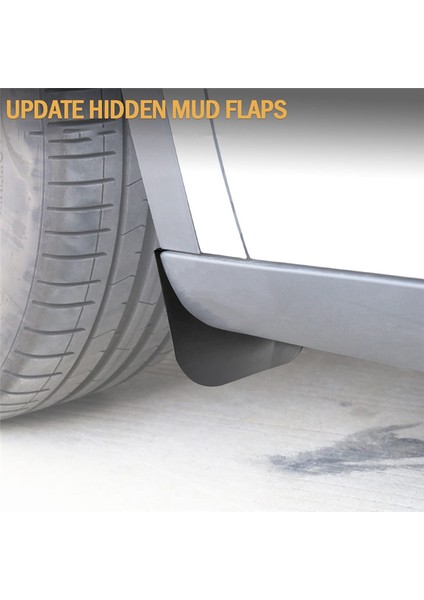 Tesla Model Y 2021-2023 Çamur Fleps - Sıçrama Muhafızları Deliğe Gerek Yok, Ön/arka Sıçrama Çamurlu 4pcs (Yurt Dışından) indirimleri