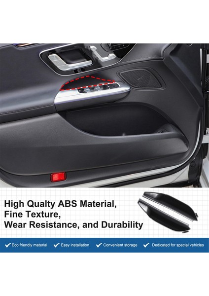 Mercedes Için Araba Kapısı Saklama Kutusu Organizatör Tepsisi Benz Eqe 2022-2024 Kapı Kolu Cep Ekleme Tepsisi, Ön Kapı (Yurt Dışından) indirimleri
