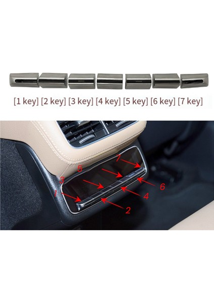 Araba Arka Klima Anahtarı Ayarlama Düğmesi Mercedes Benz Gls Gle W167 2020-2024 Multimedya Anahtarı Kapak Düğmesi No. 6 (Yurt Dışından) fırsatları