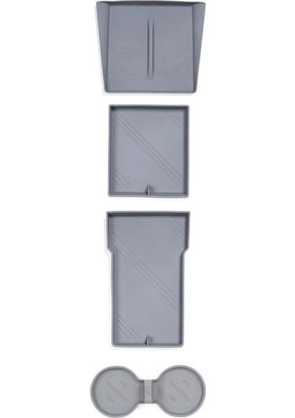 Tesla Model 3 Için Highland 2024 Merkez Konsolu Organizatör+Koltuk Depolama+Kupa Tutucu Ekleme+Kablosuz Şarj Mat, Gri (Yurt Dışından) fırsatları