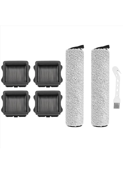 Tineco Ifloor 3/kat Için Yedek Parçalar Bir S3 Kablosuz Vakum Süpürücü, 2 Paket Fırça Silindirleri + 4 Paket Vakum Filtreleri (Yurt Dışından) fırsatları