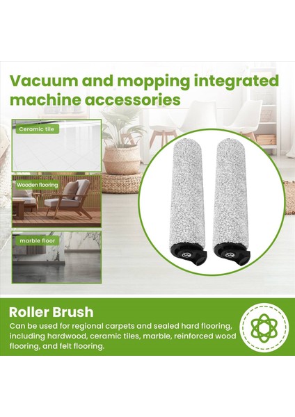 Tineco Ifloor 3/kat Için Yedek Parçalar Bir S3 Kablosuz Vakum Süpürücü, 2 Paket Fırça Silindirleri + 4 Paket Vakum Filtreleri (Yurt Dışından) indirimleri