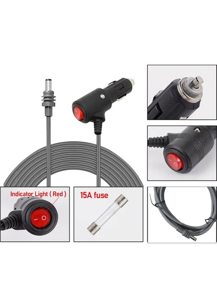 Starlink Mini Dc Güç Kablosu Için Kapalı Anahtarlı Güç Kablosu, Doğrudan Puro -Cigaretter Adaptör Araç Şarj Cihazı Güç Kaynağı Kablosu 9.8ft (Yurt Dışından) fiyatları