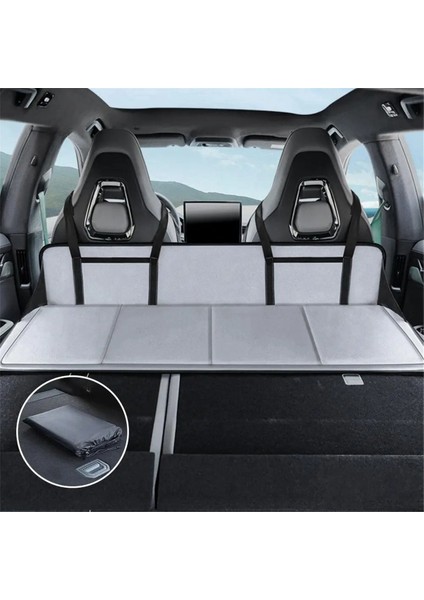 Suv Araba Arka Koltuk Uyku Mat Kafa Koruma Katlama Uzatma Tahtası Gövdesi Uyku Kamp Yatağı Mat Gri (Yurt Dışından) fiyatları