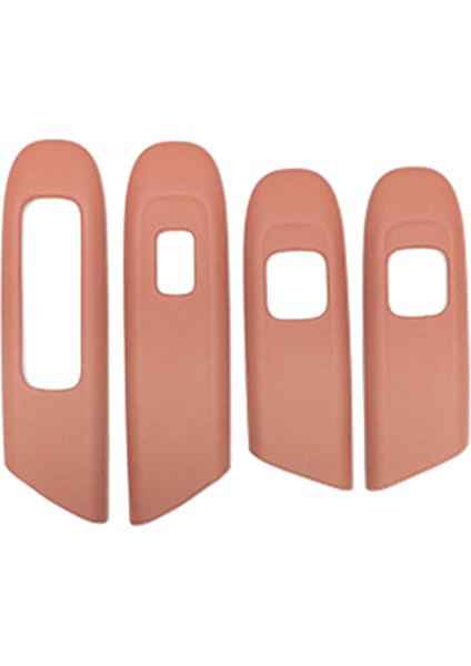 Aksesuarlar Kapı Penceresi Cam Kaldırma Düğmesi Kapak Trim Çerçeve Deri Sticker Mercedes Benz Glc Sınıf Kahverengi 23-24 Lhd (Yurt Dışından)