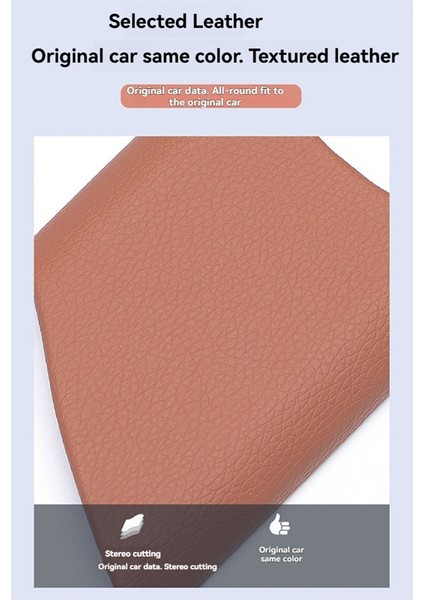 Aksesuarlar Kapı Penceresi Cam Kaldırma Düğmesi Kapak Trim Çerçeve Deri Sticker Mercedes Benz Glc Sınıf Kahverengi 23-24 Lhd (Yurt Dışından) fırsatları