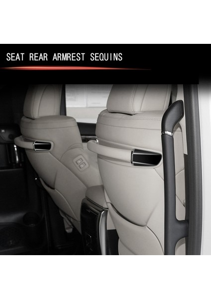 Toyota Alphard Vellfıre 30 Serisi 2016-2022 Parlak Siyah Için Araba Koltuğu Arka Köşe Arka Köşe Tesisi Trim Sticker Koltuk Koltuk Trim Trim (Yurt Dışından) modelleri