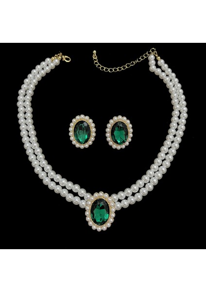 Inci Kolye Düğün Mücevher Kolye Küpe Seti (Yurt Dışından) fiyatları