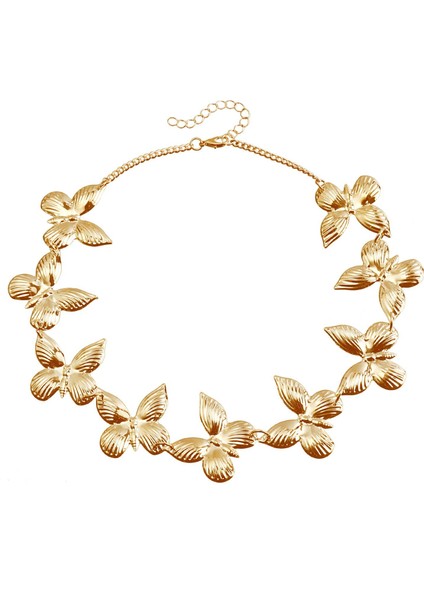 Yaratıcı A Tılı Metal Kolye Hip Hop Punk Püsküllü Kolye Seti Kadın (Yurt Dışından)