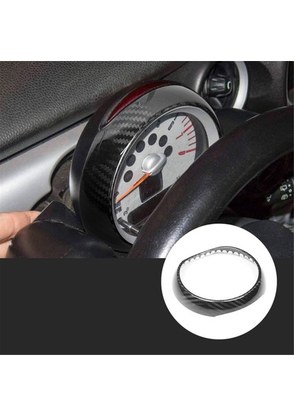 Araç Takometre Trim Kapak Mini R55 R56 R60 Jcw Karbon Fiber Dekoratif Çıkartmalar Için Aksesuarlar (Yurt Dışından) fiyatları