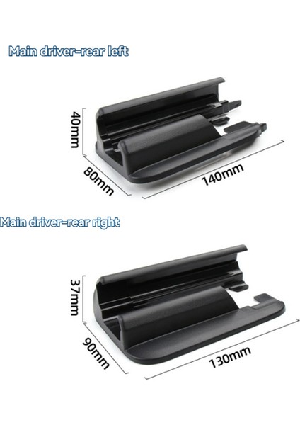 Araba Koltuğu Ray Rehberi Kapak Track Kapak Koruma Mercedes-Benz Gle Gls W167 2020-2024 Sürücü Sol Arka Lhd (Yurt Dışından) fırsatları