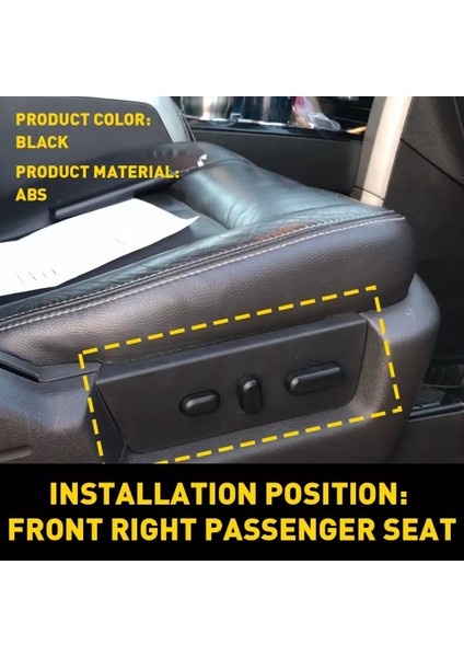 Araba Ön Sıra Güç Koltuğu Ayarlama Anahtarı Muhafaza Çerçevesi Panel 9L3Z-14A706-NA 9L3Z-14A706-CA Ford F150 09-14 Lhd, B (Yurt Dışından) fırsatları