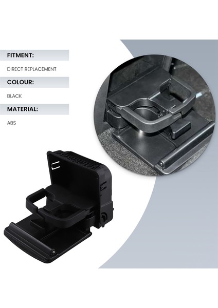 Araba Merkez Konsol Koltuğu Arka Arka Arka Katlanır Kupa Içecek Tutucu 1K0862532 Vw Jetta Mk5 5 Golf Mk6 (Yurt Dışından) indirimleri