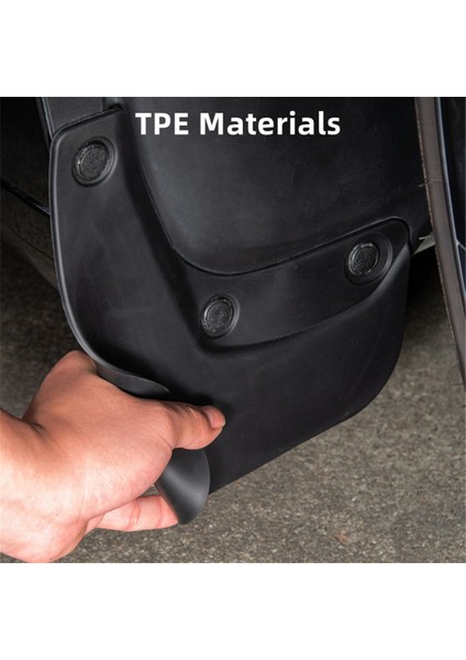 Tesla Model 3 Için Tekerlek Çamur Fleps Model 3 Yayla 2024 Sıçrama Muhafızları Çamurlar Ön Arka Çamurluk Yükseltme Tpe Mudguards Protector (Yurt Dışından) modelleri