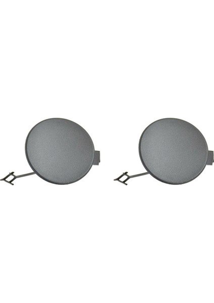 2x Araba Arka Tampon Çekme Kanca Göz Kapağı Kapak 68203273AE Jeep Cherokee Için Fit 2014 2015 2016 2017 2018 (Yurt Dışından)