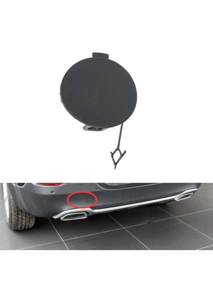 2x Araba Arka Tampon Çekme Kanca Göz Kapağı Kapak 68203273AE Jeep Cherokee Için Fit 2014 2015 2016 2017 2018 (Yurt Dışından) fırsatları