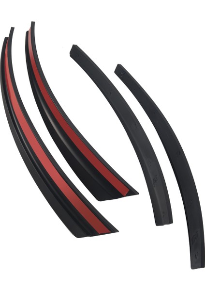 Ön+Arka Araba Tekerleği Çamurluk Çamurlu Çamur Flep Sıçrama Koruması Tesla Model Y 2021 Mat Siyah (Yurt Dışından)