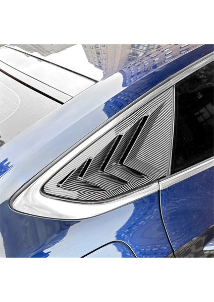 Araba Arka Üçgen Pencere Panjurları Panjurlar Panjurlar Audi A5 S5 F5 2017-2024 Karbon Fiber Deseni (Yurt Dışından) modelleri