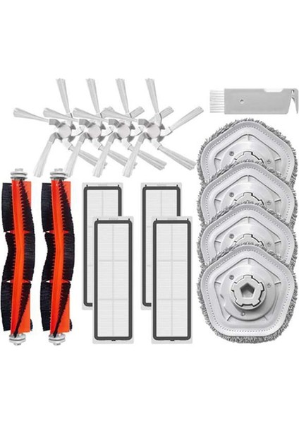 Xiaomi Dreame Bot W10 W10 Pro Kendine Tamaman Robot Vacum Ana Fırça Yan Fırçası Hepa Filtre Mop Pedleri (Yurt Dışından)