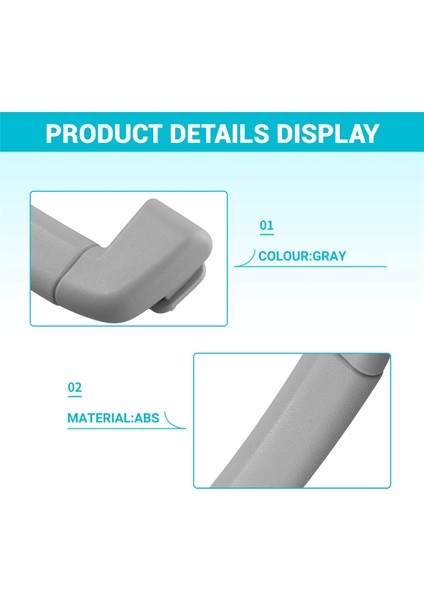 Araba Ikinci Sıra Iç Çatı Güvenliği Tutucu Çatı Çekme Tutağı Land Rover Range Rover Sport 2014-2020 Gri ​​için LR059987 (Yurt Dışından) indirimleri