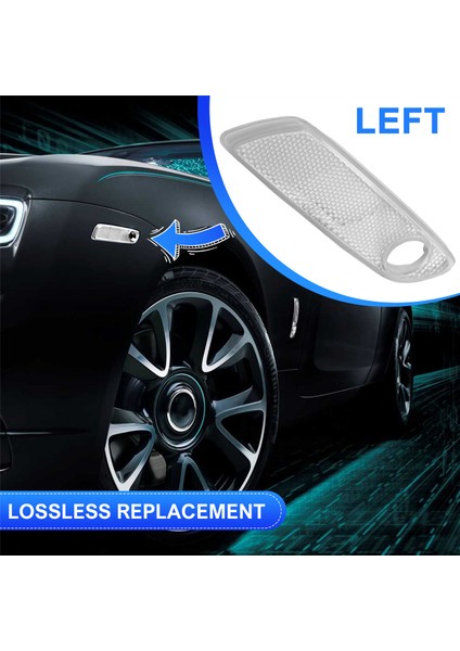 Araba Sol Ön Yan Marker Işık Çamurluk Işık Kapağı 63147223151 Rolls Royce Royce Rr4 Wraith Rr5 Dawn Rr6 (Yurt Dışından) indirimleri