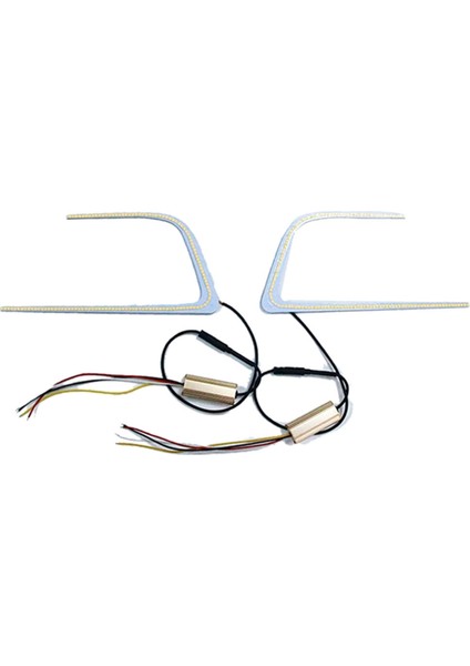 Subaru Wrx/stı Legacy 2015-2018 Için Işık Dönüşü ile Araba LED Gündüz Hafif Angel Göz Drl (Yurt Dışından) fiyatları