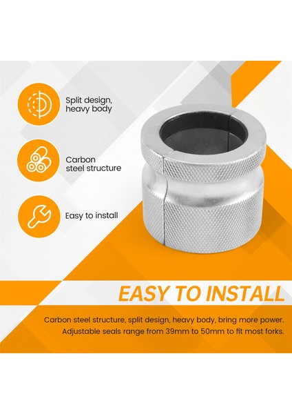 Kolay Kurulum Için Motosiklet Ayarlanabilir Çatal Conta Sürücü Aracı 39MM-50MM (Yurt Dışından) indirimleri