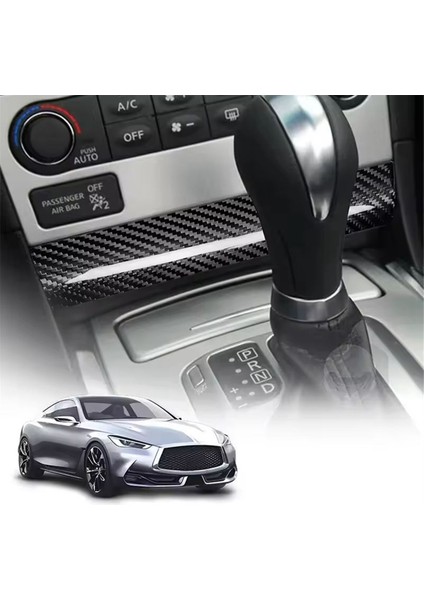 Infiniti G25 G37 2010-2013 Araç Iç Aksesuarları Için Klima Panelinin Altında Karbon Fiber Döşeme (Yurt Dışından) fiyatları