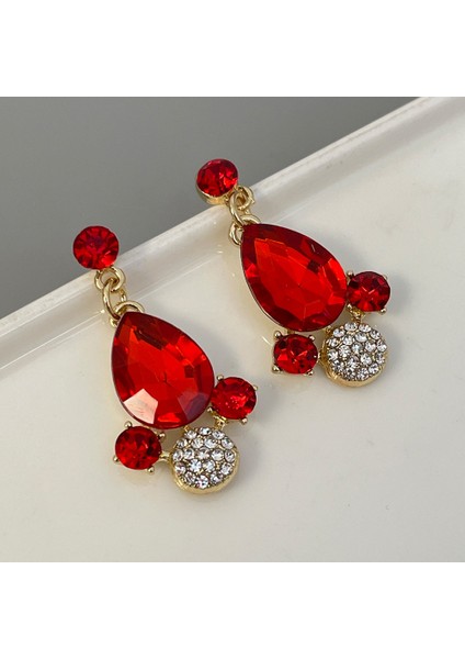 Moda Alaşım A Tılı Elmaslı Gösterişli Renkli Takım Kadın Kazak Retro Klavikula Kolye (Yurt Dışından)