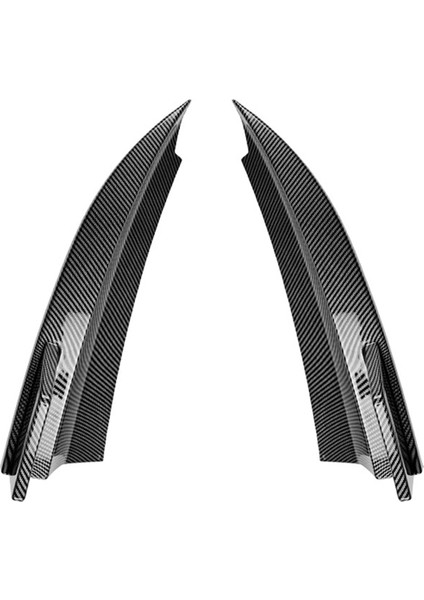 Araba Arka Tampon Dudak Difüzör Splitter Winglet Önlük Spoiler Mercedes Benz W204 Amg Hat 08-2014 Karbon Fiber Desen (Yurt Dışından)