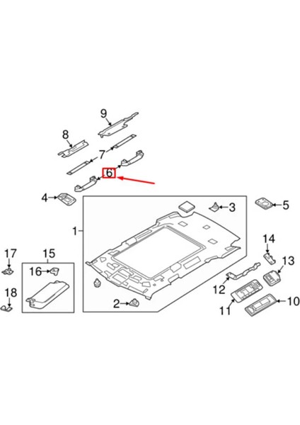 Araba Ikinci Sıra Iç Çatı Güvenlik Kolu Kanca Çatı Çekme Sapı ile Land Rover Range Rover Sport Siyah Için LR059987 (Yurt Dışından) fırsatları