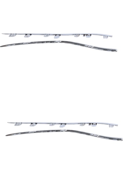 4x Sol Sağ Ön Tampon Trim Şeridi Mercedes-Benz W206 C180 C200 C220 C260 A2068854102 A2068854202 (Yurt Dışından)