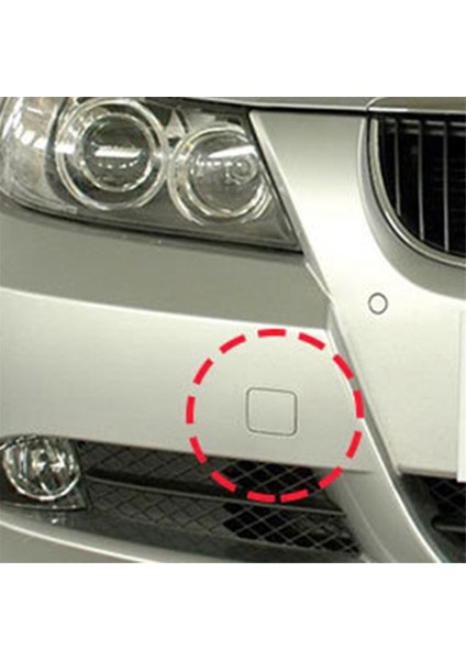 Araba Ön Tampon Tow Hook Göz Örtüsü Kapağı Bmw 3 Serisi E90 2005-2008 Araç Aksesuarları Gümüş 51117167575 (Yurt Dışından) modelleri
