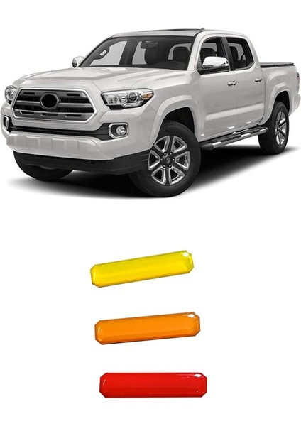 Toyota Tacoma Trd Pro 2016 2018 2019 2020 Için Ön Izgara 3 Renk Kakma Sargısı Çıkartması (Yurt Dışından) fiyatları