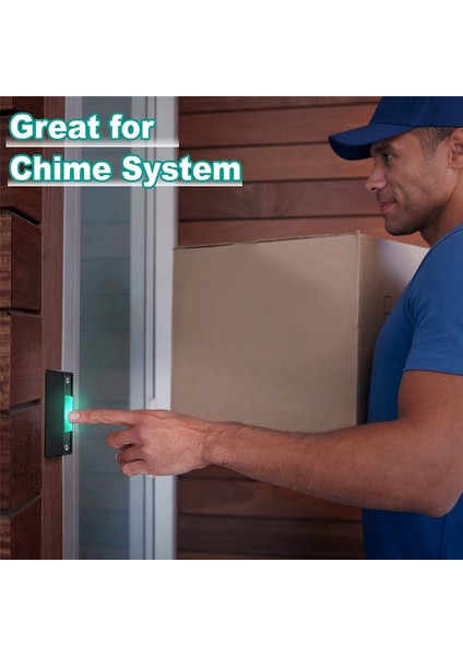 20PCS Kablolu Kapı Zil Düğmesi LED Işık, Kapı Zili Halka Düğmesinin Değiştirilmesi, Duvara Bağlı Kapı Açıcı Anahtarı (Yurt Dışından) fiyatları