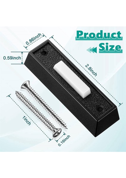 20PCS Kablolu Kapı Zil Düğmesi LED Işık, Kapı Zili Halka Düğmesinin Değiştirilmesi, Duvara Bağlı Kapı Açıcı Anahtarı (Yurt Dışından) indirimleri