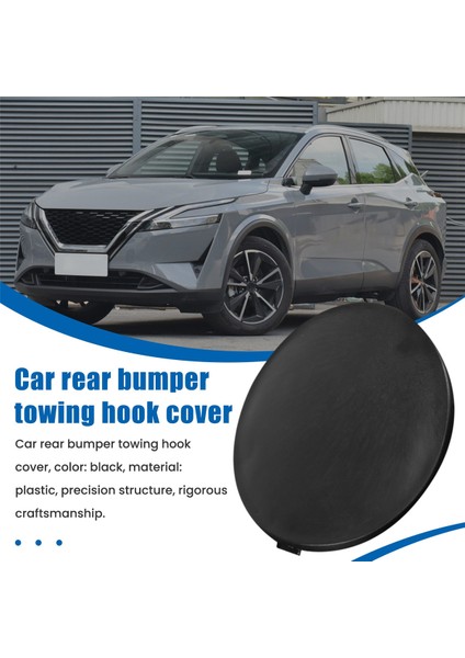 85071BR00A Araba Arka Tampon Çekme Kanca Kapağı Nissan Qashqai Için Siyah J10 2007 2008 2009 2012 2012 2013 2014 (Yurt Dışından) indirimleri