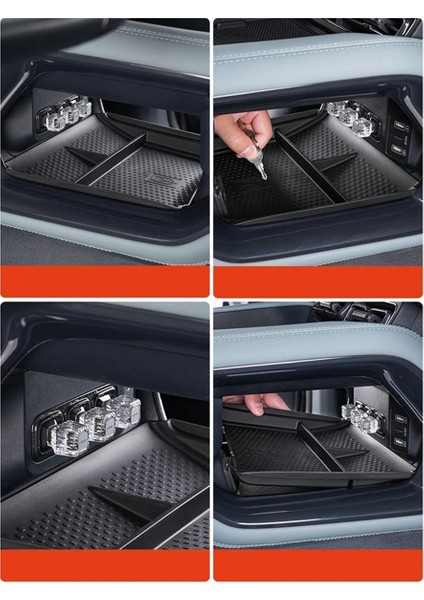 Byd Leopard Için Araç Alt Merkez Saklama Kutusu Mat 5 2023-24 Sağlık Kurulu Koruma Mat Iç Malzemeler Aksesuarlar Lhd (Yurt Dışından) modelleri