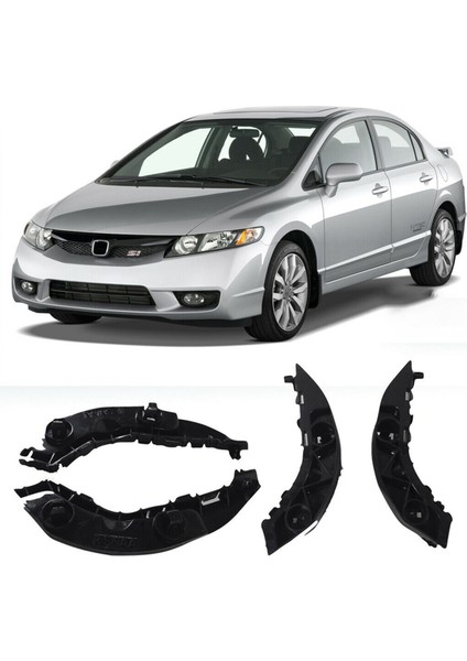 Honda Civic Için 10X Araba Ön Tampon Braketi 2006 2007 2008 2009 2011 2011 71198-SNA-A02 71193-SNA-A02 (Yurt Dışından) fiyatları