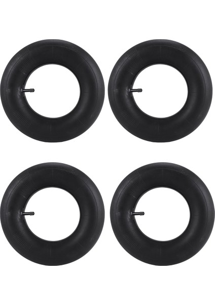 4x 3.50 / 4.00-6 Lastik Tüp Iç Tüp Lastik Tekerleği 350 / 400-6 Innertube Mini Moto Kauçuk Valf 6 (Yurt Dışından)