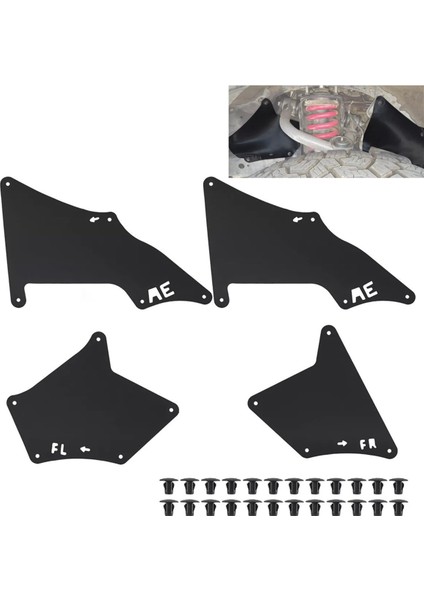 1 Set Yeni Yüksek Kaliteli Araba Çamurluk Conta Contası Koruyucu 53735-35150 53736-35150 53886-35020 Toyota Prado Için (Yurt Dışından) modelleri