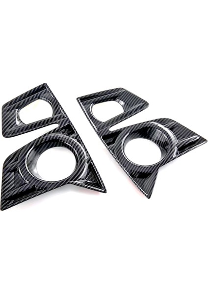 Isuzu D-Max Dmax 2021 2022 2023 Abs Karbon Fiber Araç Ön Sis Işık Lamba Kapağı Trim Aksesuarları (Yurt Dışından)