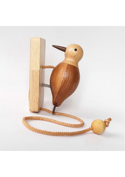 Ahşap Ağaçkakan Kapı Zili Kolay Kurulum Asılı Süsleme Ahşap Kapı Kapı Knocker Kapalı Pencere Çocuk Oyuncak (Yurt Dışından) indirimleri