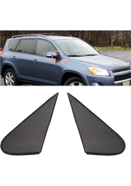 1 Çift Dikiz Aynası Yan Üçgen Plaka Dikiz Ayna Kapak Köşe Döşeme 60118-42010 Toyota Rav4 2006-2012 (Yurt Dışından) fırsatları