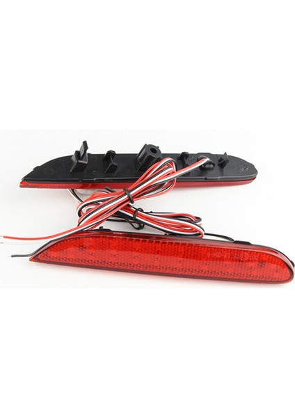 Araba Arka Tampon Reflektör Işığı 26560-JJ90A Infiniti Q50 Nissan Pathfinder Rogue 14-16 Arka Uyarı Lambası Kırmızı (Yurt Dışından)