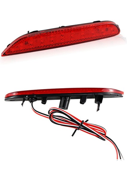 Araba Arka Tampon Reflektör Işığı 26560-JJ90A Infiniti Q50 Nissan Pathfinder Rogue 14-16 Arka Uyarı Lambası Kırmızı (Yurt Dışından) modelleri