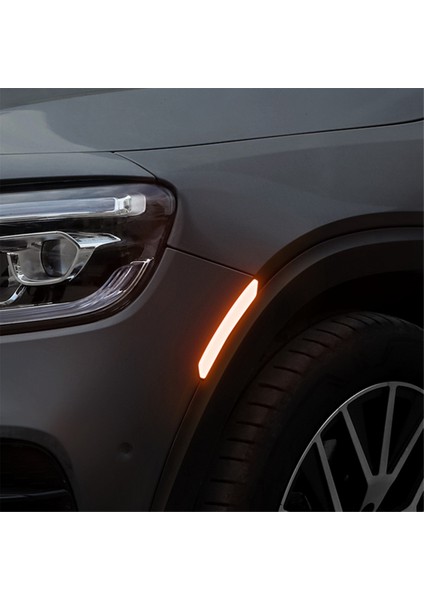 2pc Araç Tekerlek Çarkı Yansıtıcı Çıkartma Trim Evrensel Araç Reflektörü Şerit Güvenlik Uyarı Bandı Yansıtıcı Çıkartma B (Yurt Dışından) modelleri