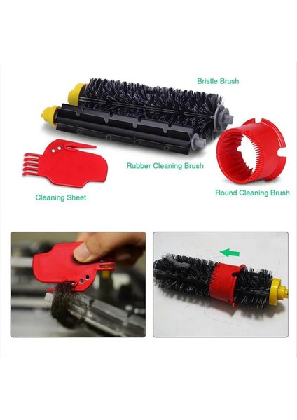 Irobot Roomba Için Vakum Süpürge Ana Silindir Yan Fırça Filtresi 500 600 Seri 690 680 660 651 650 Aksesuarlar (Yurt Dışından) indirimleri